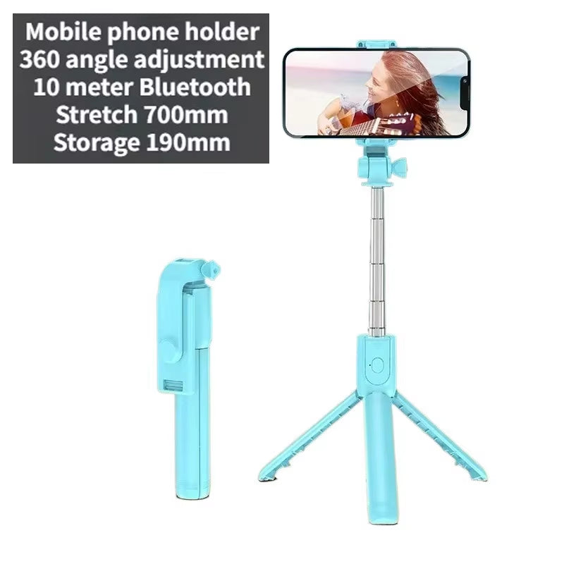 Selfie Stick Wireless Tripod Stand with Light Bluetooth Remote Extendable Tripod for Iphone Mobile Phone Tiktok Live Streaming