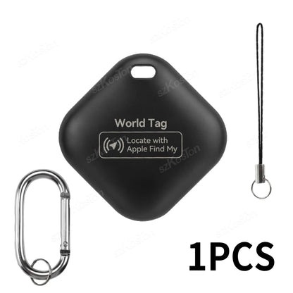 Mini GPS Tracker Compatible with Ios Find My APP Dog Cat Locator Child Finder Pet & Car Lost Tracker Smart Itag with Keychain