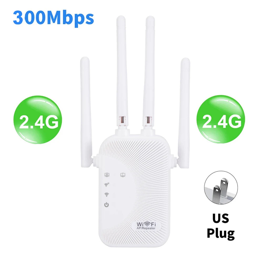 1200Mbps Wifi Repeater 2.4G 5G Amplifier Home Office Network Range Extender Wifi Signal Booster Wireless Wi-Fi Router