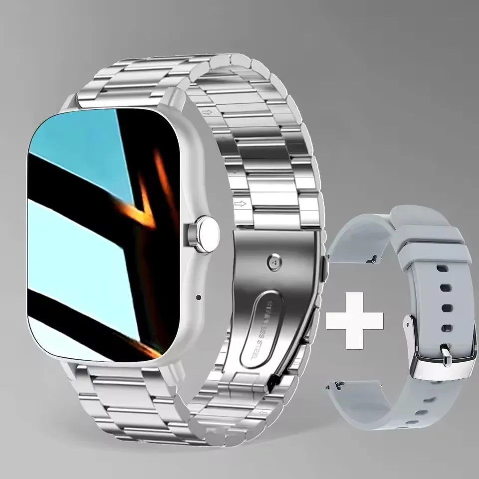 New Smart Watch 2.01 Inch HD Display Answer Make Call Message Preview Sport Modes Smartwatch DIY Dial Weather Forecast Men Women