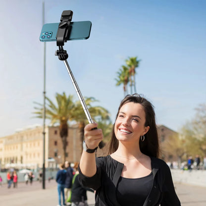 Selfie Stick Wireless Tripod Stand with Light Bluetooth Remote Extendable Tripod for Iphone Mobile Phone Tiktok Live Streaming